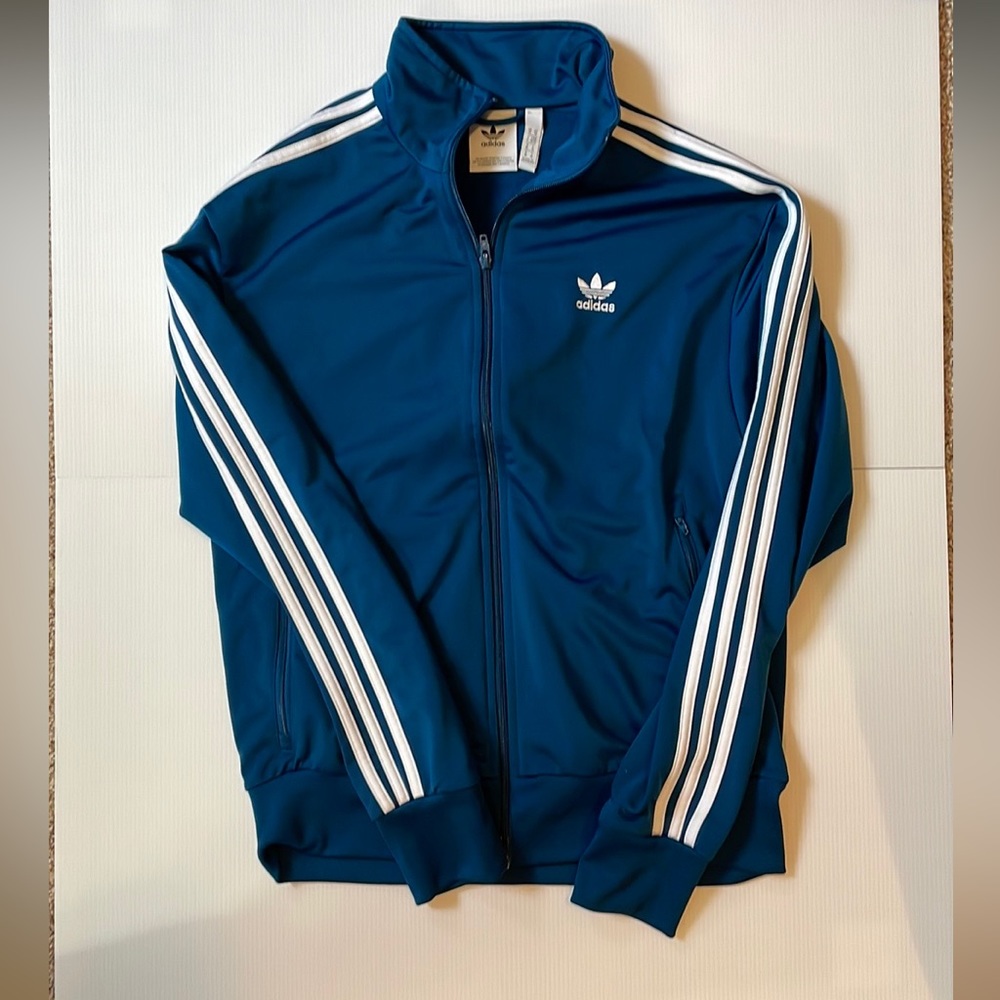 Adidas Track Jacket Blue Men’s Medium